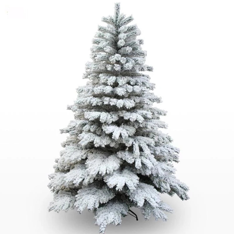 120CM / 240CM Snow White Christmas Tree – Large Decorative Tree for a Stunning Holiday Display!