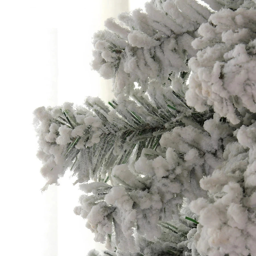 120CM / 240CM Snow White Christmas Tree – Large Decorative Tree for a Stunning Holiday Display!