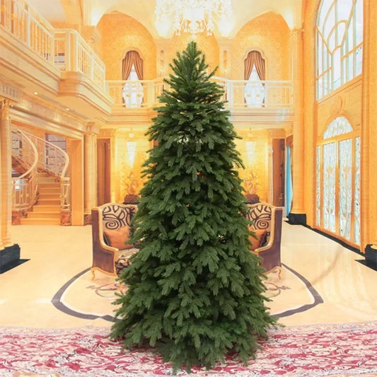 Premium PE Artificial Christmas Tree – Lush, Large Green Tree with Dense Pines, Perfect for 2025 Home, Party, and New Year Decorations!